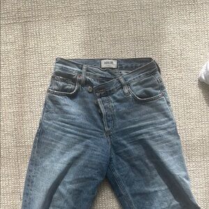 AGOLDE women’s crossover jeans